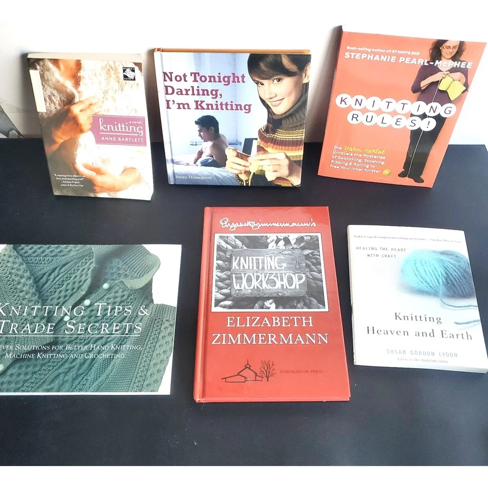 Elizabeth Zimmermanns Knitting Workshop Copy 1981 HB Knitting lot of 6 Books